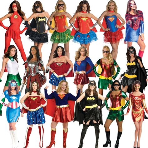 Superhero halloween costumes womens - Women's DC Wonder Woman Classic Long Sleeve Dress with Cape & Lasso, Assorted Sizes, Halloween Costume. 3.0 (1) 3.0 out of 5 stars. 1 review. From $34.99 #854-0818X + More Options. ... SUIT UP WITH SUPERHERO HALLOWEEN COSTUMES. Get ready to take on the world this Halloween. From crowd-favourite TV shows and movies to iconic …